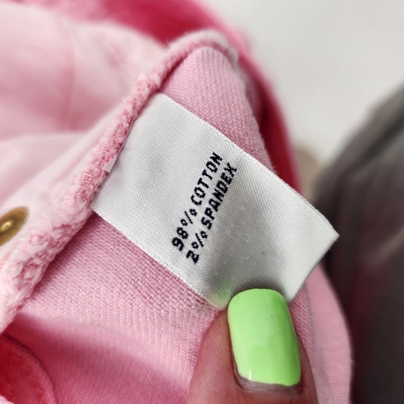 Lilly Pulitzer Crop Jean Womens Size 12 Pink**has some small stains - Picture 10 of 10